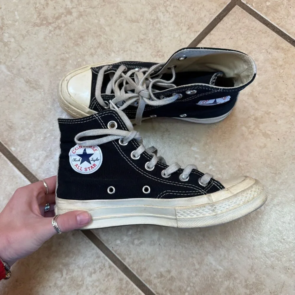 Converse Comme des Garcons PLAY size 5 women’s